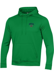 Under Armour Notre Dame Fighting Irish Mens Kelly Green Polyarmour  Hood