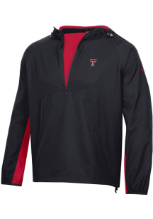 Under Armour Texas Tech Red Raiders Mens Black Gameday Anorak Pullover Jackets