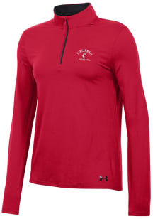 Under Armour Cincinnati Womens Red Knockout 1/4 Zip Pullover