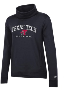 Under Armour Texas Tech Red Raiders Womens Black Iconic Crew Sweatshirt