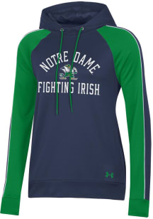Under Armour Notre Dame Fighting Irish Womens  Tech Hooded Sweatshirt