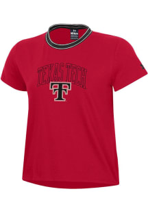 Under Armour Texas Tech Red Raiders Womens Red Iconic Short Sleeve T-Shirt