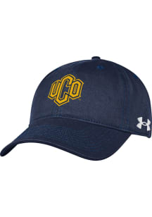 Under Armour Central Oklahoma Bronchos Garment Washed Cotton Adjustable Hat - Navy Blue