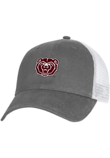 Under Armour Missouri State Bears Washed Performance Cotton Trucker Adjustable Hat - Grey