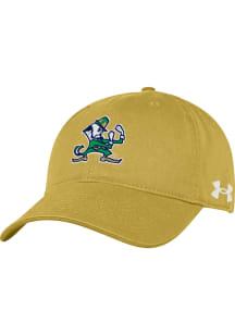 Under Armour Notre Dame Fighting Irish Garment Washed Cotton Adjustable Hat - Yellow