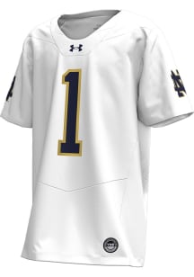 Under Armour Notre Dame Fighting Irish Youth White #1 SL Universal Replica Football Jersey