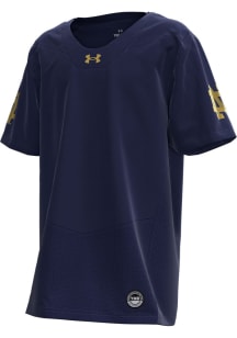 Under Armour Notre Dame Fighting Irish Youth Navy Blue #1 SL Universal Replica BLANK NIL Footbal..