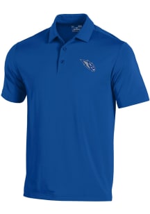 Under Armour St Louis Battlehawks Mens Blue Primary Logo Short Sleeve Polo