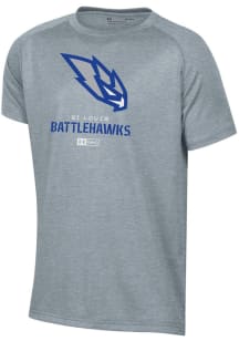 Under Armour St Louis Battlehawks Youth Grey Wordmark Logo Short Sleeve T-Shirt