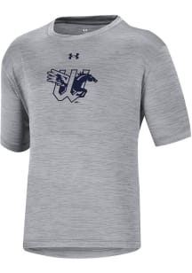Under Armour Wichita Wind Surge Youth Grey Pop Outline Short Sleeve T-Shirt