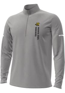 Under Armour Wichita State Shockers Mens Grey Gameday All Day Long Sleeve Qtr Zip Pullover