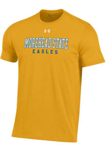 Under Armour Morehead State Eagles Gold Performance Cotton Short Sleeve T Shirt