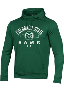 Under Armour Colorado State Rams Mens Green No. 1 Pill Hood