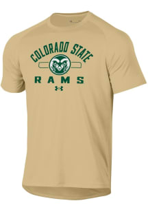 Under Armour Colorado State Rams Gold No. 1 Pill Tech Short Sleeve T Shirt