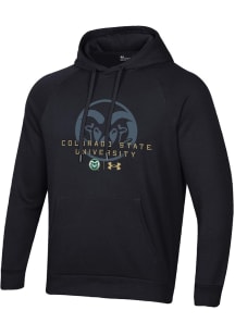 Under Armour Colorado State Rams Mens Black Tonal Logo All Day Long Sleeve Hoodie