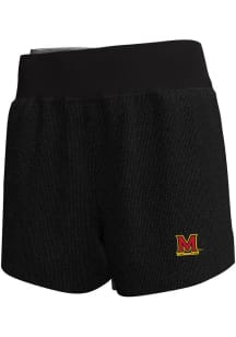 Womens Maryland Terrapins Black Under Armour Meridian Shorts