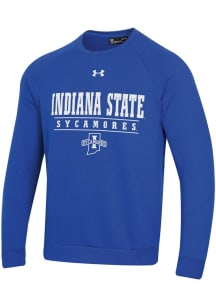 Under Armour Indiana State Sycamores Mens Blue Gear for Sports (Under Armour) Long Sleeve Crew Swe..