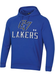 Under Armour Grand Valley State Lakers Mens Blue Gear for Sports (Under Armour) Long Sleeve Hood..