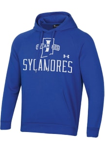 Under Armour Indiana State Sycamores Mens Blue Gear for Sports (Under Armour) Long Sleeve Hoodie