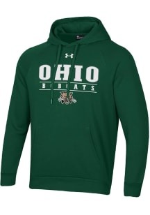 Under Armour Ohio Bobcats Mens Green Gear for Sports (Under Armour) Long Sleeve Hoodie