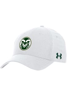 Under Armour Colorado State Rams ArmourVent Adjustable Hat - White