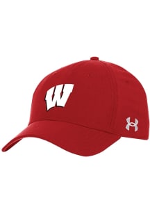 Under Armour Red Wisconsin Badgers ArmourVent Adjustable Hat