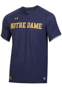 Under Armour Notre Dame Fighting Irish Mens Navy Blue Replica Jersey