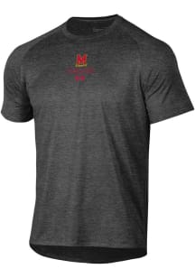 Maryland Terrapins Grey Under Armour Primary Logo Tech Short Sleeve T Shirt