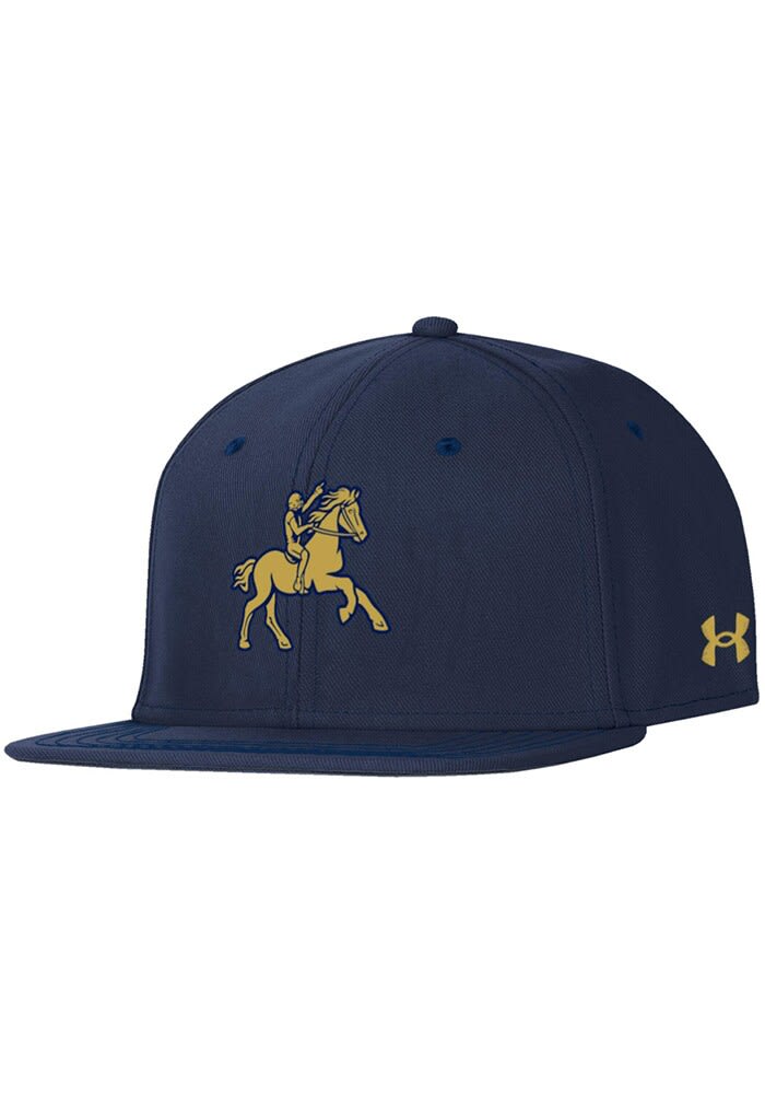 Notre Dame Fighting Irish Mens Blitzing 30 Flex Hat NAVY Under Armour