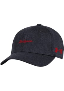 Wisconsin Badgers Under Armour Blitzing Stretch Flex Hat - Black