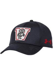 Under Armour  Wisconsin Badgers Retro Blitzing Performance Adjustable Hat