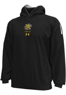 Under Armour Wichita State Shockers Mens Black Gameday Double Knit Long Sleeve Hoodie