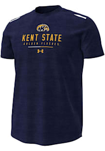 Under Armour Kent State Golden Flashes Navy Blue Gameday All Day Short Sleeve T Shirt