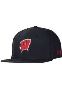 Wisconsin Badgers Under Armour Huddle Fitted Hat -