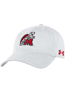 Under Armour White Maryland Terrapins Retro Washed Performance Adjustable Hat