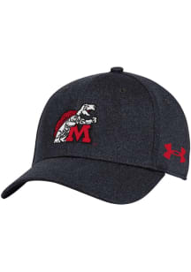 Maryland Terrapins Under Armour Retro Blitzing Stretch Flex Hat - Black