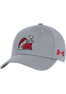 Maryland Terrapins Under Armour Retro Blitzing Stretch Flex Hat - Grey