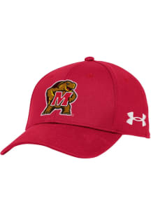 Under Armour Red Maryland Terrapins Blitzing Performance Adjustable Hat