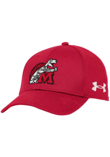 Under Armour Red Maryland Terrapins Retro Blitzing Performance Adjustable Hat