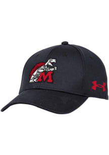 Under Armour Black Maryland Terrapins Retro Blitzing Performance Adjustable Hat