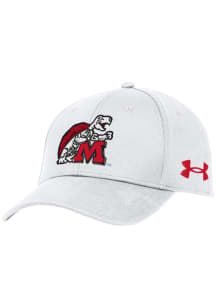 Under Armour White Maryland Terrapins Retro Blitzing Performance Adjustable Hat