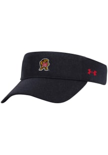 Maryland Terrapins Under Armour Blitzing Mens Adjustable Visor - Black