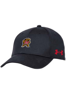 Maryland Terrapins Under Armour Blitzing Performance Womens Adjustable Hat - Black