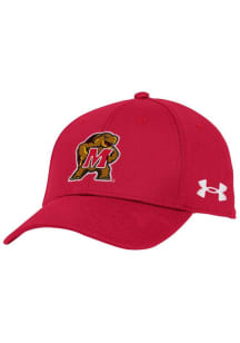 Maryland Terrapins Under Armour Blitzing Performance Youth Adjustable Hat - Red