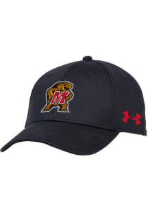 Maryland Terrapins Under Armour Blitzing Performance Youth Adjustable Hat - Black