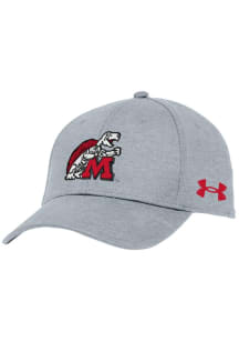 Maryland Terrapins Under Armour Retro Blitzing Performance Youth Adjustable Hat - Grey