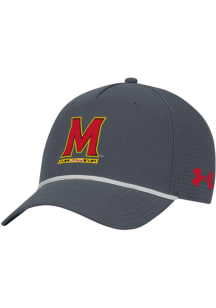 Under Armour Grey Maryland Terrapins Driver Rope Golfer Adjustable Hat