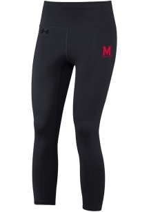 Womens Maryland Terrapins Black Under Armour Motion Pants