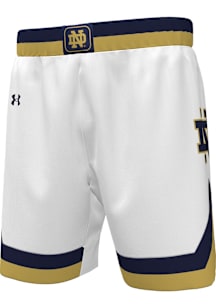 Under Armour Notre Dame Fighting Irish Mens White Replica Shorts