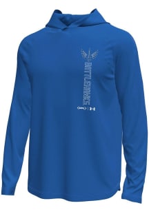 Under Armour St Louis Battlehawks Mens Blue Tech Long Sleeve Lightweight Hoodie